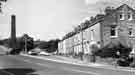 Nos.54-74 Carr Road, Deepcar showing (left) Gregory's brickworks chimney