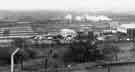 View over Blackburn Meadow sewage works showing (right) Meadowbank Engineering Ltd., Meadowbank Road, Rotherham