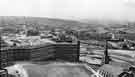 View: s42301 View of the Lower Don Valley from Hyde Park Flats showing (right) St. John the Evangelist C. of E. Church, Bernard Street,