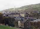 View from Manchester Road of Stocksbridge and (centre) Stocksbridge Works in the Fox Valley
