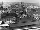 View: s42357 View of City Centre showing (bottom) George Senior and Sons Ltd., steel manufacturers, Ponds Forge, Sheaf Street (top right) 