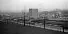 View of City Centre from Park Hill showing (foreground) Granville Street and (centre) British Transport Commission offices, Sheaf House