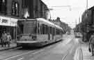 Supertram No. 4 at junction of Middlewood Road looking towards Langsett Road