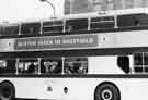 Sheffield Transport bus advertising Ulster Week