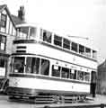 Electric tram No.266 at Woodseats