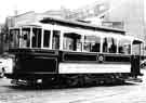 Tram No.46 at the Crich Tramway Museum, Derbyshire