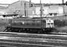 Electric locomotive at Orgreave Junction