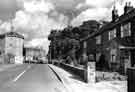 Sheephill Road. Ringinglow showing (left) the Ringinglow Round House and (centre) Norfolk Arms public house, Ringinglow Road 