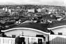 View from Pitsmoor Road flats across Neepsend showing Kelvin Flats (centre) and Netherthorpe Flats (left)