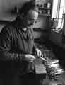 Harold Baker, assembling and inspecting, Bower Burnside Ltd., scissor manufacturers, Well Meadow Street