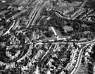 Aerial view of Endcliffe and the Botanical Gardens showing Clarkehouse Road, Southgrove Road, Rutland Park, Ecclesall Road, Thompson Road and Walton Road