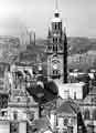 View of the Town Hall taken from Redvers House and looking towards Woodside Flats in background View of the Town Hall taken from Redvers House and looking towards Woodside Flats in background
