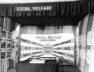 View: s43408 Social Welfare Department display. 'Silver Lining Campaign' Exhibition, Edmund Road Drill Hall
