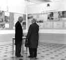 Sheffield '67 - an exhibition about the City's local government, Graves Art Gallery, Surrey Street showing (left) Lord Mayor, Alderman Lionel Stephen Edward Farris, JP