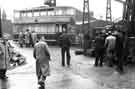 Tram No.138 waiting to be broken up for scrap at T.W. Ward Ltd., Tinsley