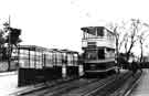Tram No.198 at Ecclesall tram terminus, Millhouses Lane Tram No.198 at Ecclesall tram terminus, Millhouses Lane