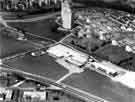 Aerial view of Herdings Primary School (latterly Valley Park Community Primary School), Norton Avenue