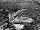 Aerial view of Fraser Road Housing Estate, Woodseats looking towards Graves Park, c.1957 showing Holmhirst Road and Fraser Crescent