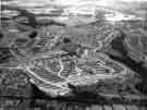 Aerial view of Gleadless Valley Estate showing (centre) Herdings Tower Blocks, Raeburn Road and (top left) Norton RAF Station and Norton Avenue c.1957 Aerial view of Gleadless Valley Estate showing (centre) Herdings Tower Blocks, Raeburn Road and (top left) Norton RAF Station and Norton Avenue c.1957