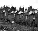 Terrace houses being demolished in Upperthorpe