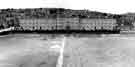 Hillsborough Barracks. View from the clock tower across the infantry parade ground, towards Walkley, showing the officers quarters and mess, 