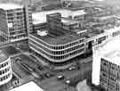 View from the Grosvenor House Hotel of Moorhead showing (centre) Midcity House (formerly Nelson House)