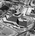 View of Manpower Service Commission (later the Employment Services Department Training Agency) building, Moorfoot showing, (bottom) Young Street, (right) South Lane, (left) Bishop Street and (top) Cumberland Street and The Moor 