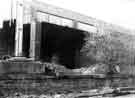 Wadsley Bridge Station goods yard during demolition c.1983