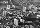 View of the Norfolk Park flats and housing estate