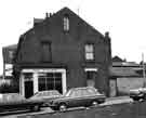 Broomhall Street showing (l.to r.) Arthur Mudford Ltd., rope and twine manufacturers (No.202) and probably S. Hadfield, scrap metals merchants (No.192)