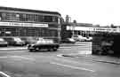 Junction of (foreground) Clough Road, Bramall Lane and (centre) Sheldon Street showing (l. to r.) F. E. Hall and Co. Ltd., motor radiator repairers and sheet metal workers and Kennings Ltd., service station and car dealers