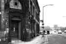 View: s44178 Junction of (right) Moore Street and (left) Young Street showing (left) Joseph Pickering and Sons Ltd., cardboard box and carton manufacturers