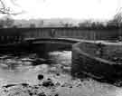 Repaired footbridge in Millhouses Park after damage in the 1958 Flood