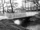 Repaired footbridge in Millhouses Park after damage in the 1958 Flood
