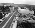 View: s44263 View of Arundel Gate looking towards Castle Square showing (right) the Top Rank Suite and (centre left) junction with Norfolk Street