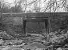 Ewden Bridge, Mortimer Road, Upper Ewden Valley showing reconstruction of the upstream elevation