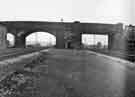 Sheffield Road bridge, with Woodhouse Mill station hidden on the north side of the structure, view northwards Sheffield Road bridge, with Woodhouse Mill station hidden on the north side of the structure, view northwards