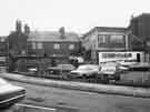 Devonshire Street showing (right) the rear of C.O. Birtles Ltd., radio and television dealers, Weston House, No.169 West Street