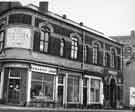 Charity shop on Devonshire Street at (left) the junction with Broomhall Street