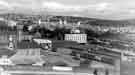 View of Sheffield from Park Hill to Netherthorpe showing (centre) Straddle Warehouse, Canal Basin