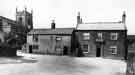 Castle Inn, Heads Lane, Bolsterstone showing (left) St. Mary's C. of E. Church, c.1905