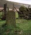 Mile stone opposite the Snake Inn on the A57 road, the former Sheffield to Glossop turnpike from 1821.