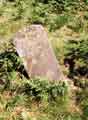 Original mile stone at Overstones Farm on the Sheffield to Sparrowpit Gate (near Chapel-en-le-Frith) turnpike road