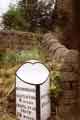 Mile stone on former Sheffield - Chapel-en-le-Frith turnpike road (now A625), on the south side of the road and east entrance to Hathersage