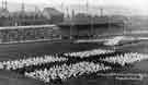 View: s45191 Coronation Day Celebrations at Bramall Lane for King George V depicting the flags of St. George and St. Andrew