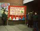 View: s45195 Protest against the closure of Hemsworth Library, Blackstock Road