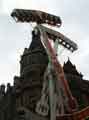 View: s45208 Fun fair on Pinstone Street outside (right) the Town Hall
