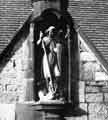 Carved figure of St. Michael on St. Michael's Mortuary Chapel, St. Michael's RC Cemetery, Rivelin Valley Road