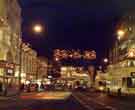 Christmas lights on High Street 
