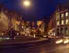 Christmas lights on Castle Square and High Street showing (left) Rackhams, department store and (right) Midland Bank